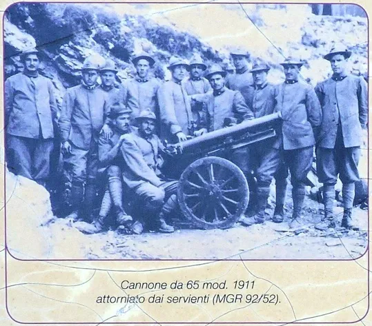 Monte Palon - cannone da 65