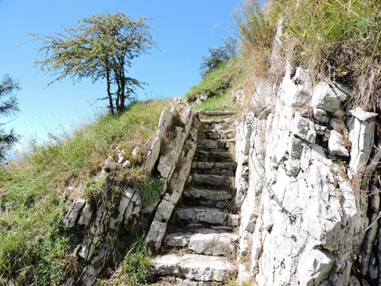 Monte Palon - trincee e postazioni
