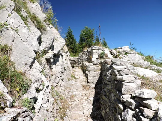 Monte Palon - trincee e postazioni