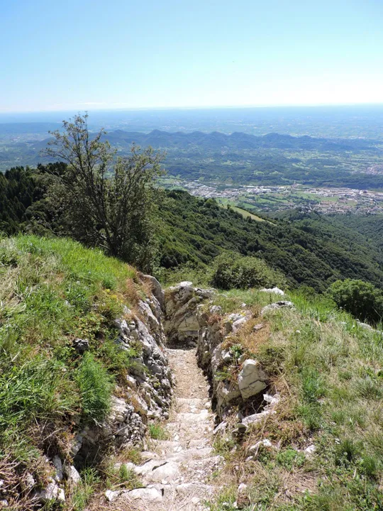 Monte Palon - trincee e postazioni