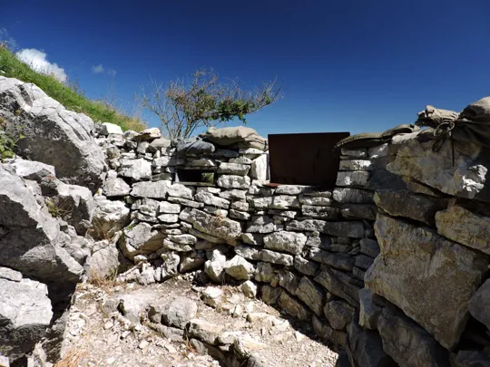 Monte Palon - trincee e postazioni