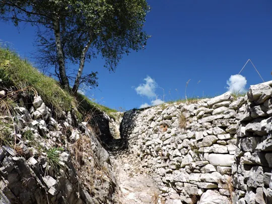 Monte Palon - trincee e postazioni