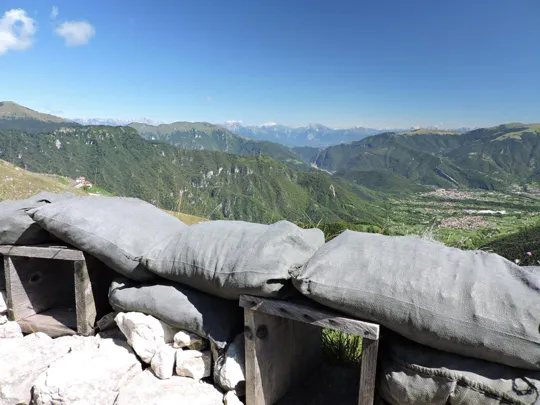 Monte Palon - trincee e postazioni