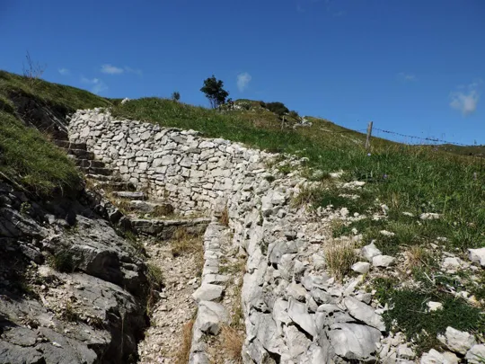 Monte Palon - trincee e postazioni