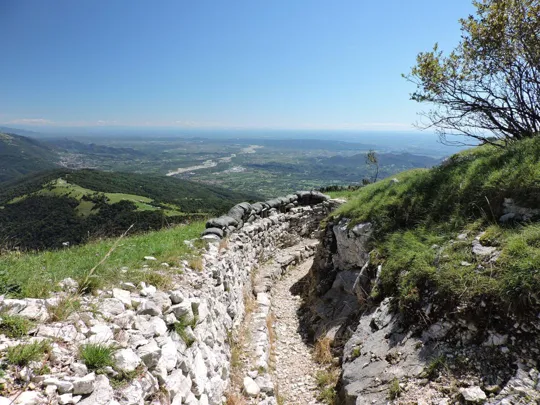 Monte Palon - trincee e postazioni