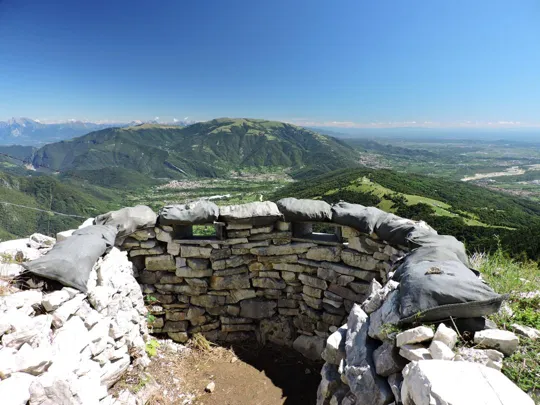 Monte Palon - trincee e postazioni