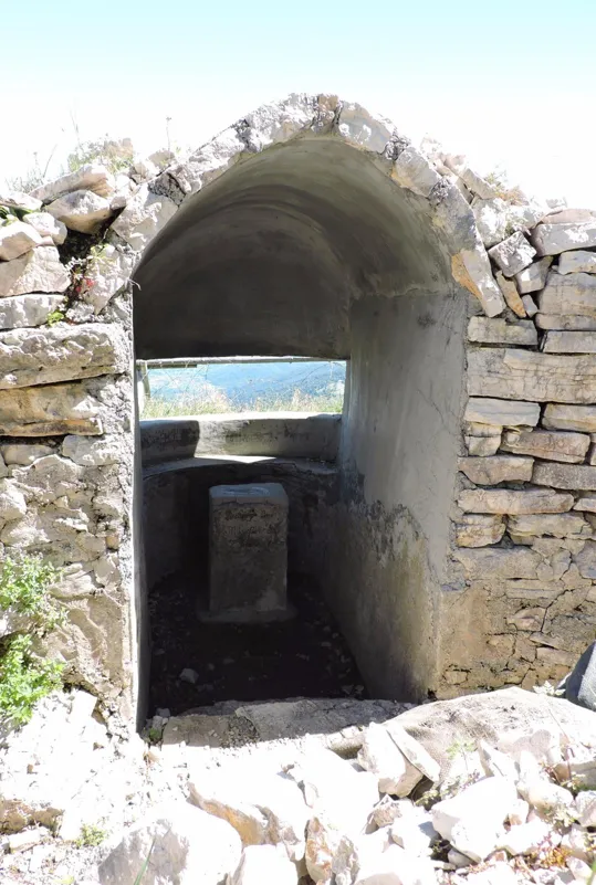 Monte Palon - postazione da mitragliatrice