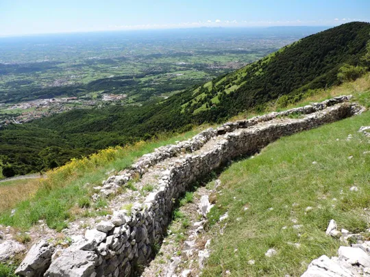 Monte Palon - trincee e postazioni