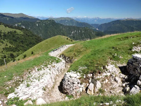 Monte Palon - trincee e postazioni