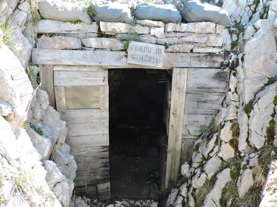 Monte Palon - corpo di guardia