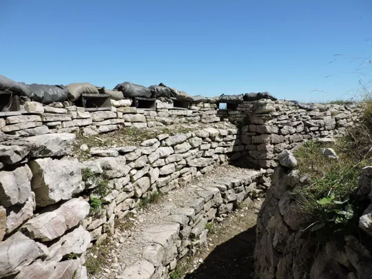 Monte Palon - trincee e postazioni