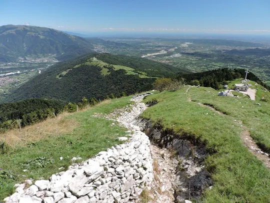Monte Palon - trincee e postazioni