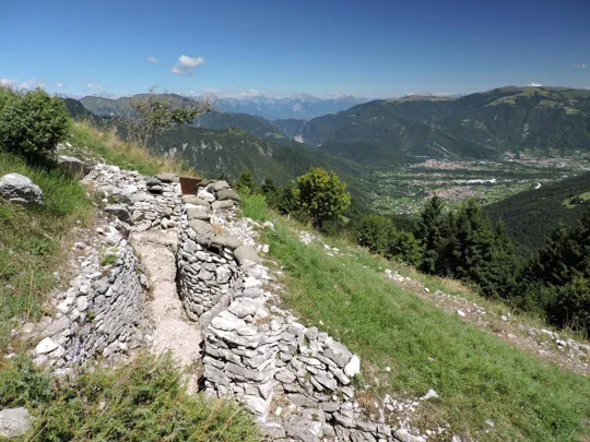 Monte Palon - trincee e postazioni