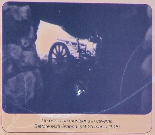 Monte Palon - artiglieria