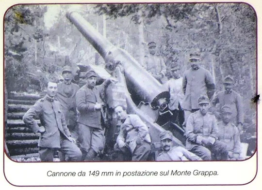 Monte Palon - cannone da 149