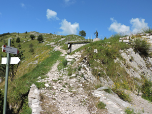 Monte Palon - inizio del sentiero