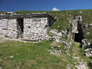 Monte Palon - baracca Ufficiali
