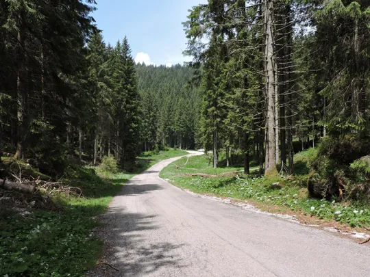 In vista del punto di partenza