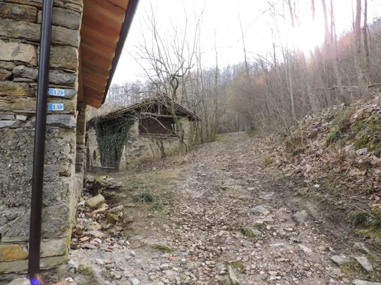 Sentiero dietro la baita