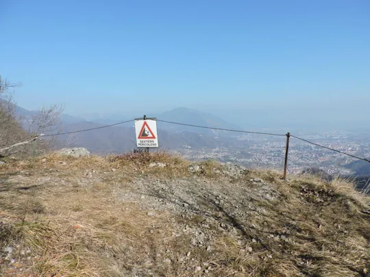 Punto pericoloso della mulattiera