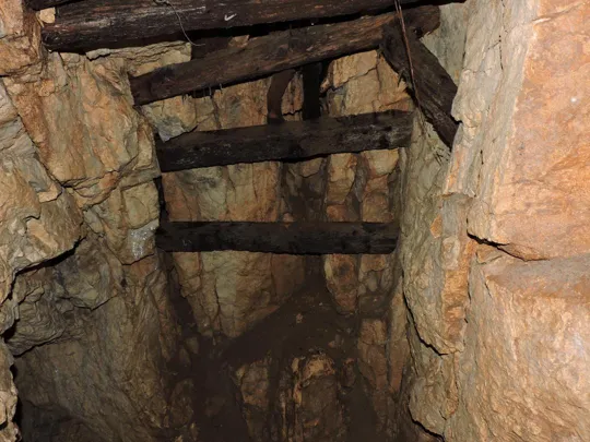 Monte Zugna - interno galleria sotto al Trincerone