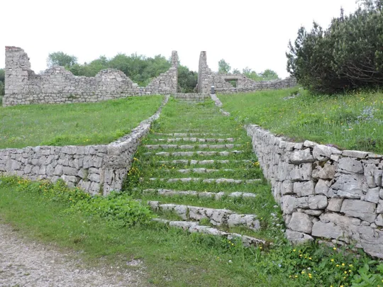 Monte Zugna - baraccamenti