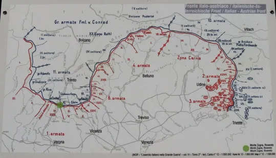 Monte Zugna - fronte Italo-Austriaco