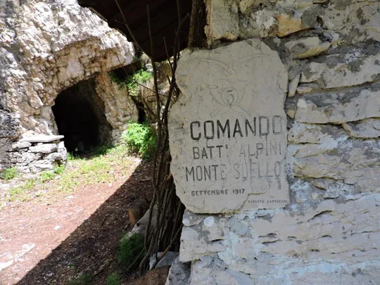 Monte Zugna - comando di battaglione