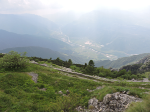 Monte Zugna - vista sulla valle dell