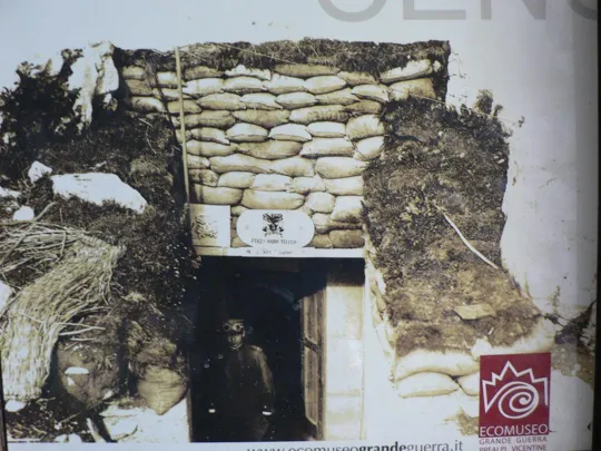 Monte Cengio - Foto storica