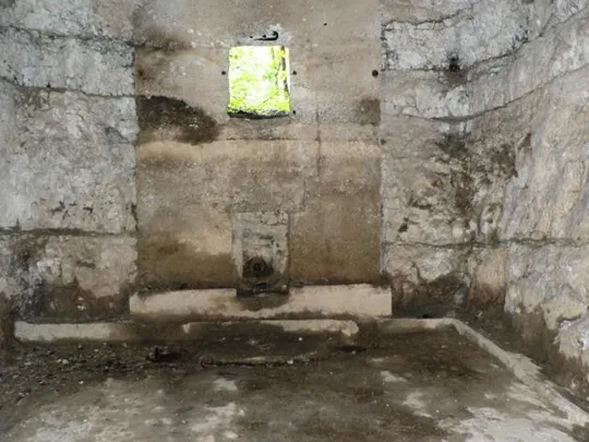 Monte Cengio - Postazione d'artiglieria