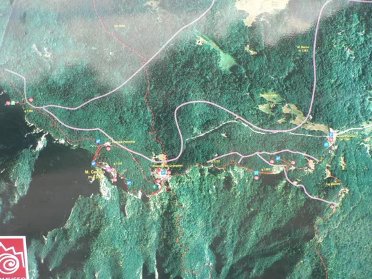 Monte Cengio - Piantina