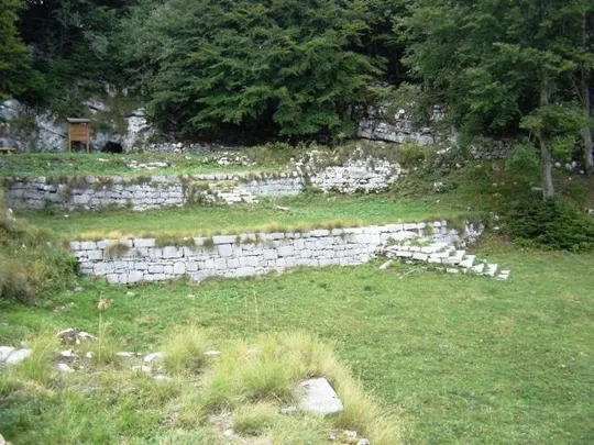 Monte Favaro - accampamento