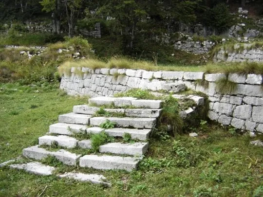 Monte Favaro - accampamento