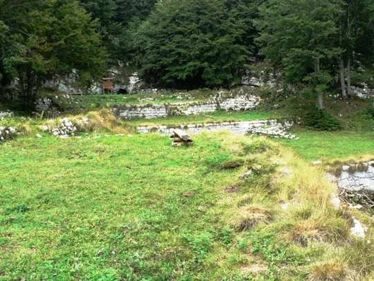 Monte Favaro - accampamento