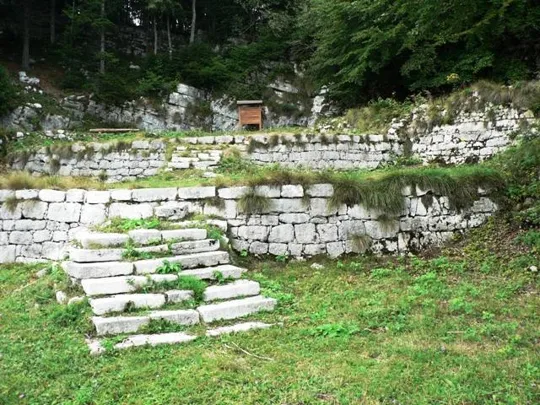 Monte Favaro - accampamento