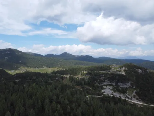 Vista verso malga Pozze