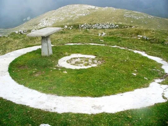 Monte Novegno - piazzola per cannone