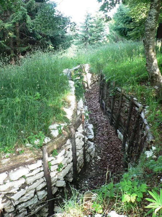 Monte Valbella - La trincea