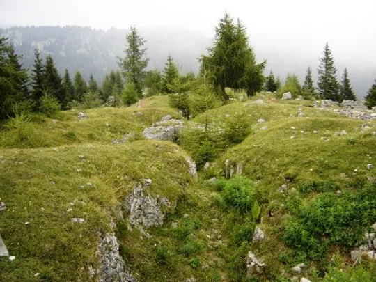 Monte Zebio - esterni di trincea