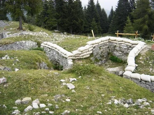 Monte Zebio - trincea
