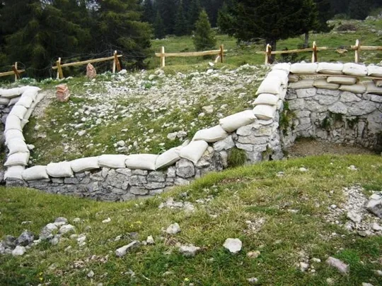 Monte Zebio - esterni di trincea