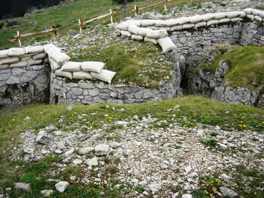 Monte Zebio - esterni di trincea