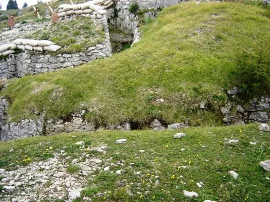 Monte Zebio - esterni di trincea