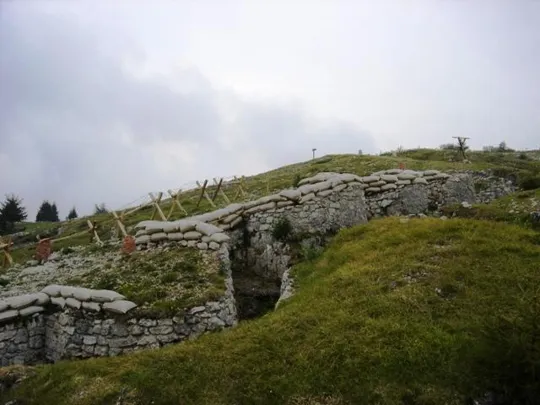 Monte Zebio - trincea