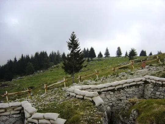 Monte Zebio - esterni di trincea