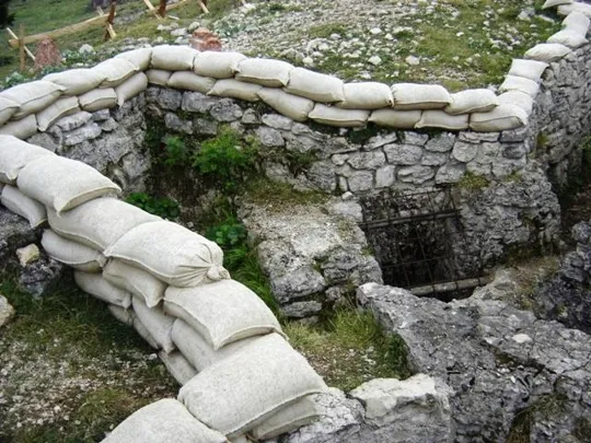 Monte Zebio - esterni di trincea