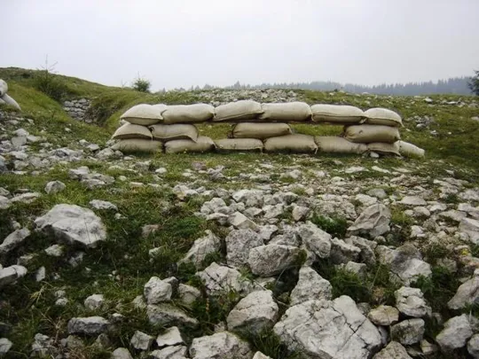 Monte Zebio - esterni di trincea