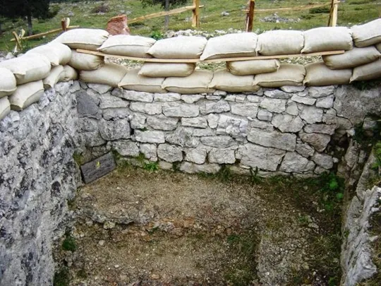 Monte Zebio - esterni di trincea