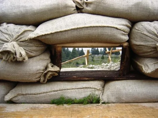 Monte Zebio - dettaglio postazione